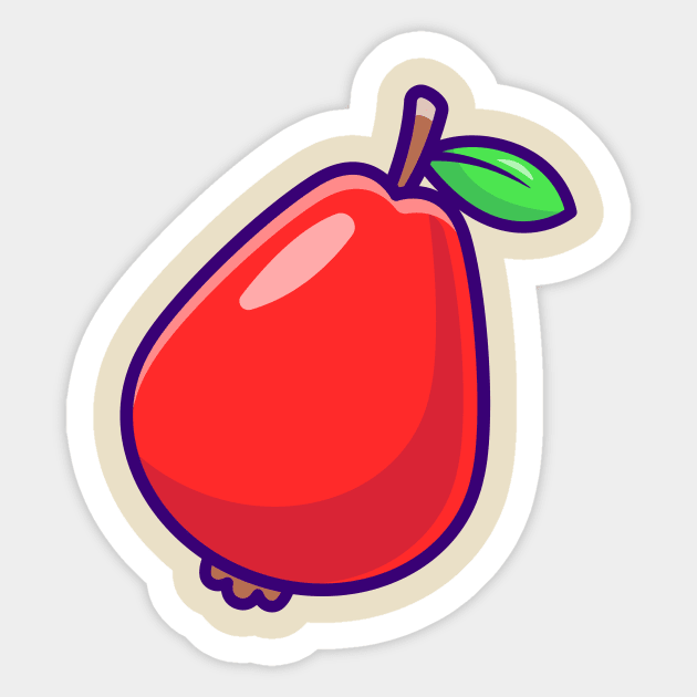 Guava Fruit Cartoon Sticker by Catalyst Labs